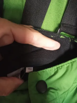 Conjunto esquí niño azul y verde