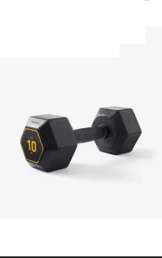 Mancuerna Hexagonal 10 KG CORENGTH Caucho