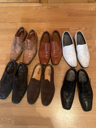 Lote Zapatos Hombre Negro y Marrón