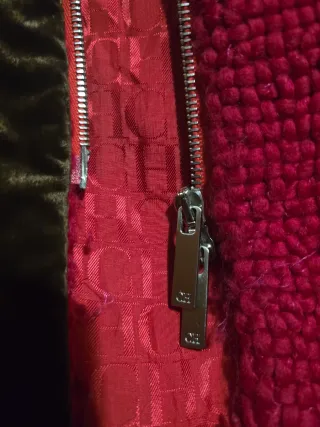 Carolina Herrera Chaqueta Talla 6 Roja