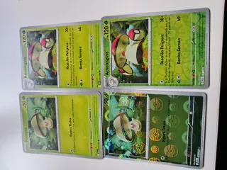 Lote Cartas Pokémon Deerling, Sawsbuck, Sewaddle,
