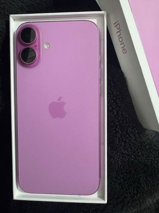 iPhone 16Plus 128GB rosa casi nuevo con su caja