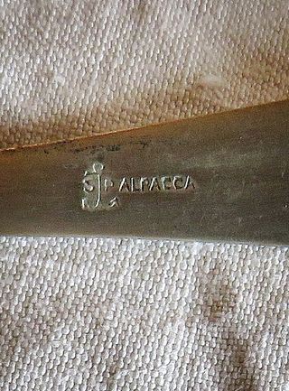 Servizio 6 forchette vintage in alpaca deliziose