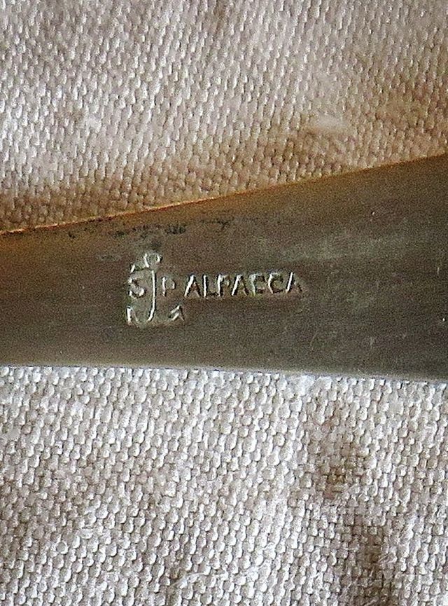 Servizio 6 forchette vintage in alpaca deliziose