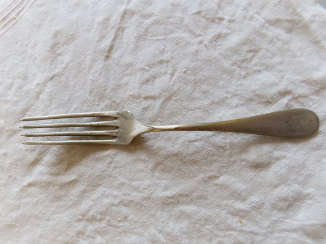 Servizio 6 forchette vintage in alpaca deliziose