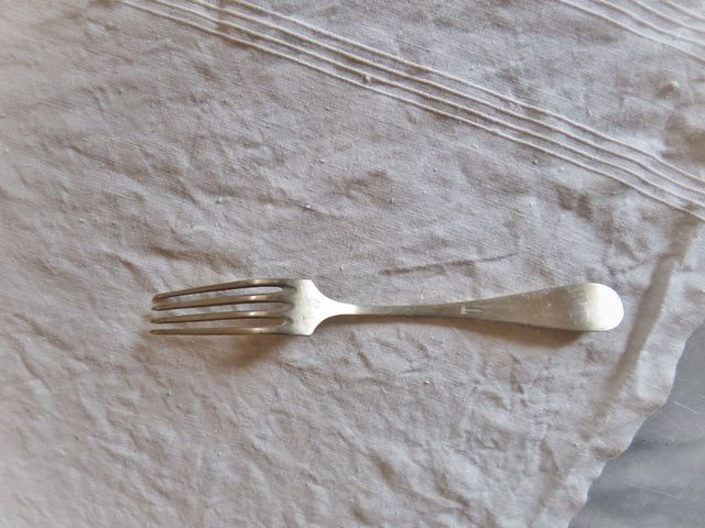 Servizio 6 forchette vintage in alpaca deliziose