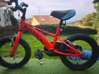 Bicicleta infantil Pony roja