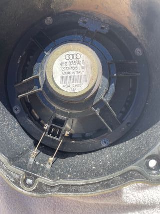 Caja Subwoofer Audi A6 C6 + Soporte Altavoz