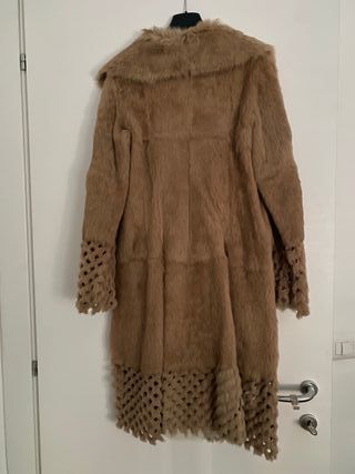 Cappotto Prada in pelliccia lapin