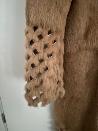 Cappotto Prada in pelliccia lapin