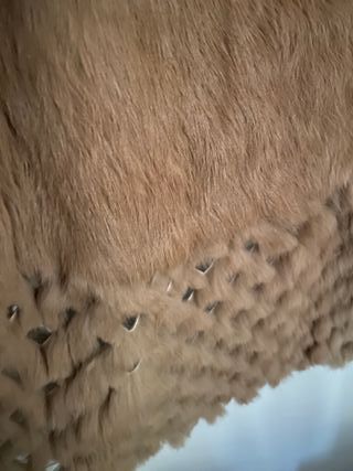 Cappotto Prada in pelliccia lapin