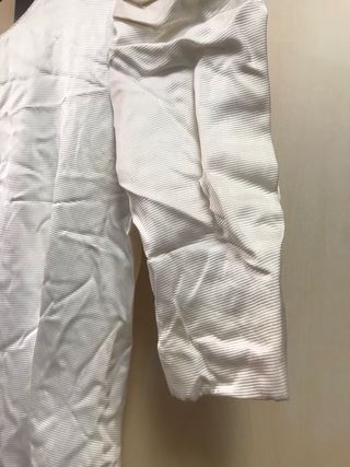 Traje de Novia en tela de faille natural Blanco