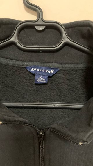 Sudadera Sport Tek Negra Talla XL