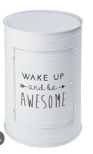 2 Mesillas bidón lata Maison du Monde