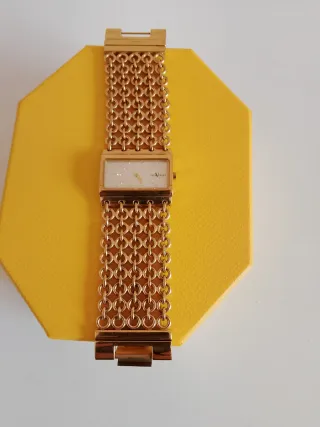 Reloj Paul Versan dorado malla