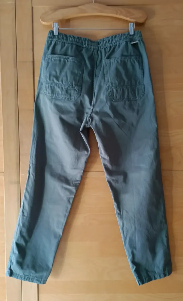 Pantalón Zara Hombre Talla L Verde Oliva