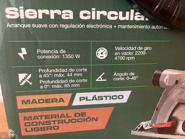 Serra Circular Portátil 1350 W NOVA