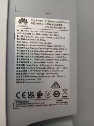 Inversor Híbrido Huawei Placas Solares