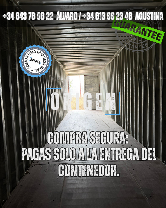 Tu trastero seguro, contenedor marítimo 20’