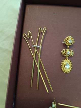 Aderezo Fallera Niña Oro