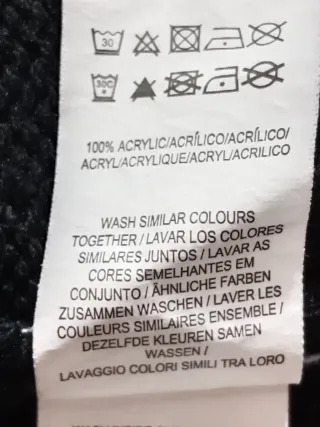 Jersey negro lentejuelas copos nieve