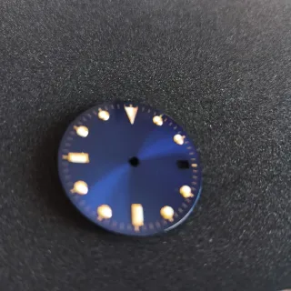 Quadrante Dial 28mm x Miyota 8215 Data Blu Vintage