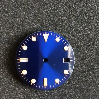 Quadrante Dial 28mm x Miyota 8215 Data Blu Vintage