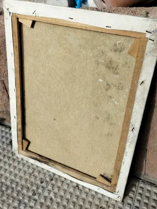 Antiguo óleo sobre lienzo