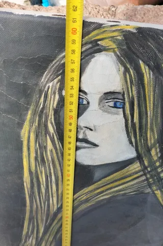 Antiguo óleo sobre lienzo