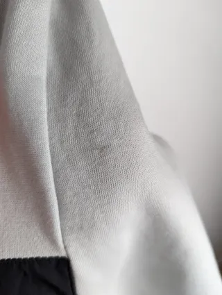 Sudadera Nike Air Gris Logo Bordado