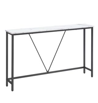 Tavolo consolle VASAGLE - Bianco/Nero