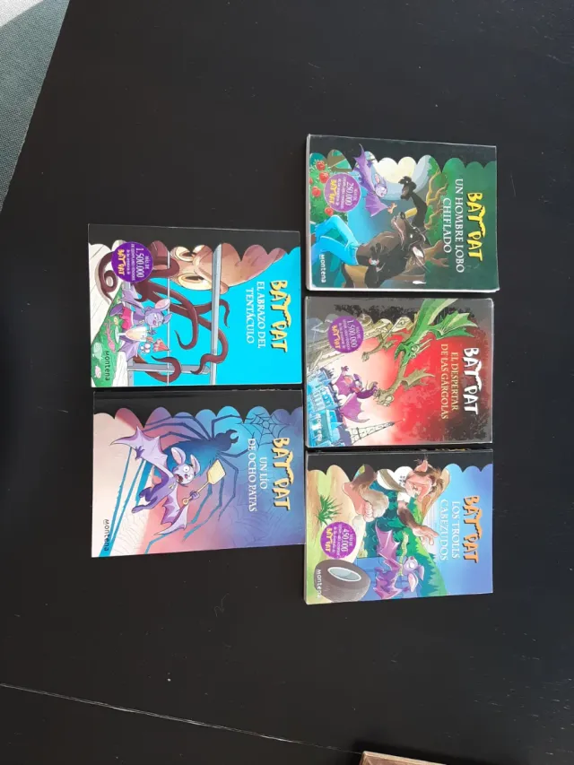 Lote 5 libros Bat Pat