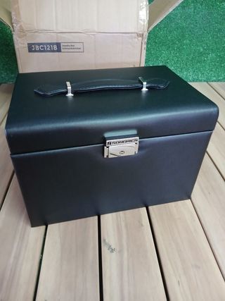 SONGMICS JBC121B Caja Joyero de 3 Niveles