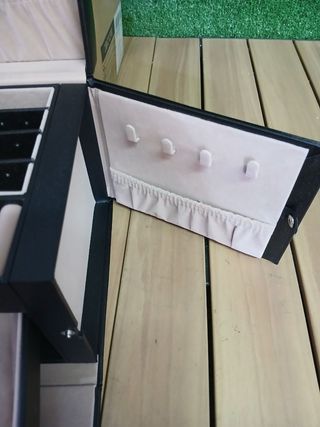 SONGMICS JBC121B Caja Joyero de 3 Niveles