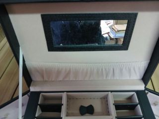 SONGMICS JBC121B Caja Joyero de 3 Niveles