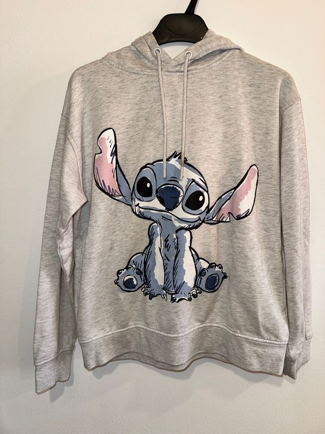 Sudadera Gris Stitch Talla XS