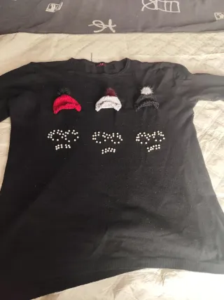 Jersey negro con adornos