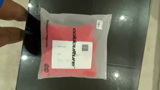 Sudadera Cold Culture Roja Nueva Down to Luck