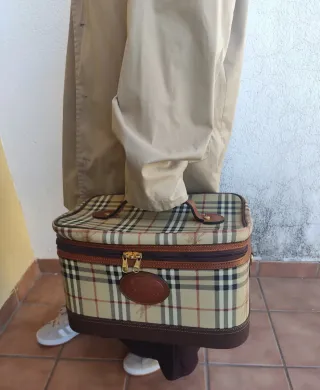 Neceser Burberrys Cuadros  90 s