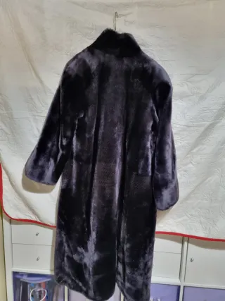 Abrigo de mouton negro