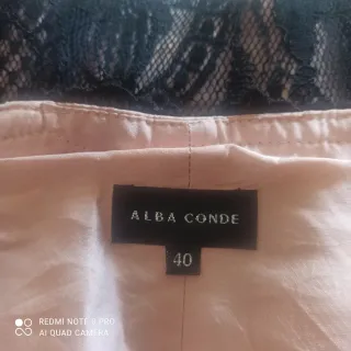 Vestido Alba Conde Negro y rodado Talla L