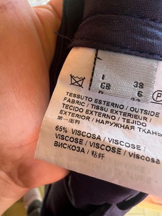 Pantaloni Pinko Blu con Strisce Bianche