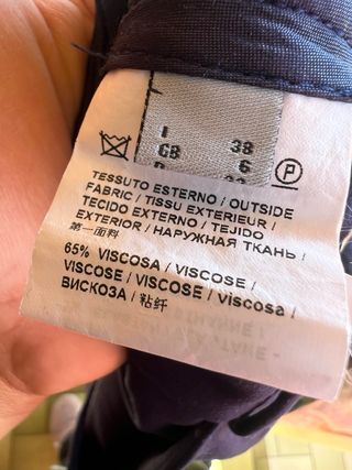 Pantaloni Pinko Blu con Strisce Bianche