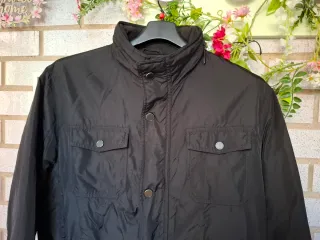 Abrigo negro hombre talla 56 calentito