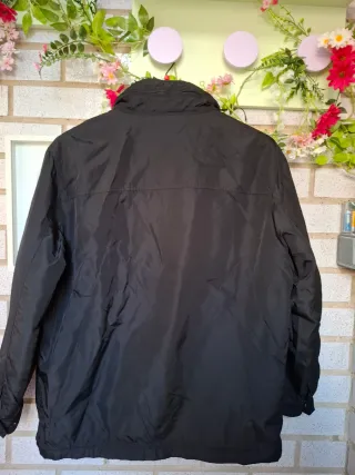 Abrigo negro hombre talla 56 calentito