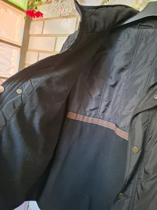 Abrigo negro hombre talla 56 calentito