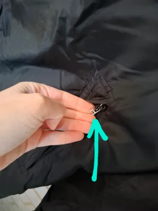 Abrigo negro hombre talla 56 calentito