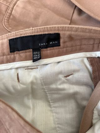 Traje Zara Man Beige Hombre