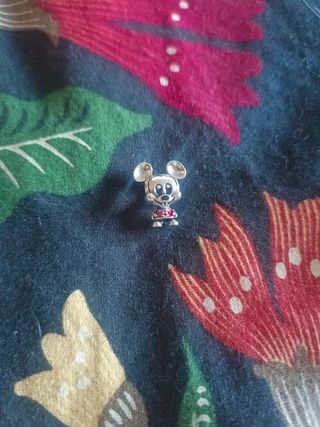 Charm Mickey Mouse Plata Compatible Pandora