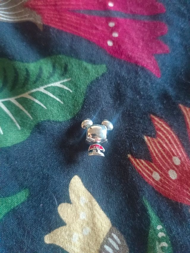 Charm Mickey Mouse Plata Compatible Pandora